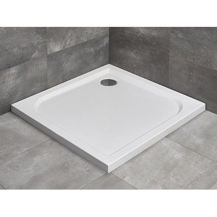 Душовий піддон Radaway DELOS C 80x80x4,5 см, білий (SDC0808-01)