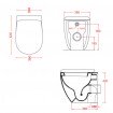 Підлоговий унітаз ArtCeram File 2.0 THE.RIMLESS, glossy black (FLV0050300)