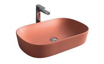 Умивальник на стільницю ArtCeram Ghost 65, orange cameo (GHL0021300) Умивальник на стільницю ArtCeram Ghost 65, orange cameo (GHL0021300)