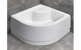 Душовий піддон напівкруглий глибокий Radaway Indos A 80x80x41,5 см, білий, з місцем для сидіння (SIA8080-01) Душовий піддон напівкруглий глибокий Radaway Indos A 80x80x41,5 см, білий, з місцем для сидіння (SIA8080-01)