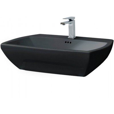 Підвісний умивальник ArtCeram Jazz, glossy black (JZL0050300) Підвісний умивальник ArtCeram Jazz, glossy black (JZL0050300)