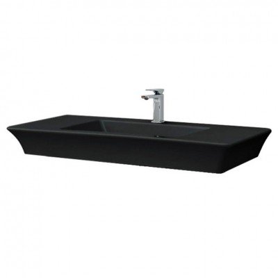 Підвісний умивальник ArtCeram Jazz, glossy black (JZL0150300) Підвісний умивальник ArtCeram Jazz, glossy black (JZL0150300)
