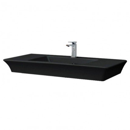 Підвісний умивальник ArtCeram Jazz, glossy black (JZL0150300)