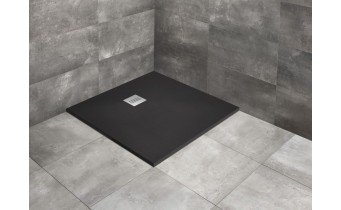 Душовий піддон, камяний Radaway Kyntos C 90x90 см, Чорний (HKC9090-54)