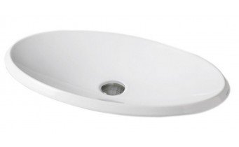 Умивальник на стільницю ArtCeram Oval, white (OVL0010100) Умивальник на стільницю ArtCeram Oval, white (OVL0010100)