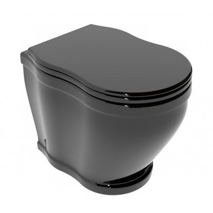 Підвісний унітаз GSG TIME 54 см glossy Black (TIWC01002)