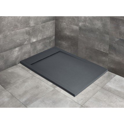 Душовий піддон, камяний Radaway Teos F 180x70 см, антрацит (HTF18070-64)