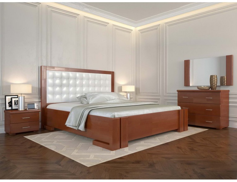 Двоспальне ліжко Арбор Древ Амбер з підйомним механізмом 160х200 сосна (ADS160)