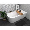 Ванна акрилова Besco Avita 170x75 R, Правостороння, асиметрична з панеллю (екраном)