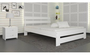 Двоспальне ліжко Берест Вікторія Люкс / Victoria Lux 140х190, Бук (BR73)