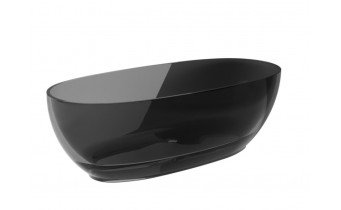 Ванна овальна окремостояча з матеріалу ResiCast Besco Mexa Carbon Grey 170x78x55 см, + сифон Chrome, Сіра карбонова, прозора ванна (WAM-170-CGC) Ванна овальна окремостояча з матеріалу ResiCast Besco Mexa Carbon Grey 170x78x55 см, + сифон Chrome, Сіра карбонова, прозора ванна (WAM-170-CGC)