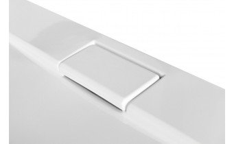 Душовий піддон акриловий, напівкруглий Besco Axim Ultraslim 80x80 см (BAX-80-NR)