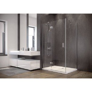 Душова кабіна Besco Viva 120x90x195 L , прозоре скло (VPL-129-195C)