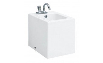 Підлогове біде ArtСeram Block, glossy white (BKB0020100) Підлогове біде ArtСeram Block, glossy white (BKB0020100)