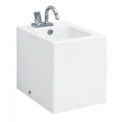 Підлогове біде ArtСeram Block, glossy white (BKB0020100) Підлогове біде ArtСeram Block, glossy white (BKB0020100)