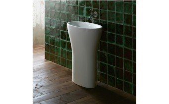 Умивальник окремостоячий Catalano Muse Freestanding, з зливом в підлогу (1FRPMU00)