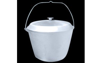 Казан алюмінієвий Winco з кришкою, 10 л (DD-23) Казан алюмінієвий Winco з кришкою, 10 л (DD-23)