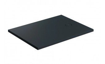 Душовий піддон, камяний Omnires Aquarock M+ 90x120 см, антиковзкий, прямокутний, Чорний матовий Душовий піддон, камяний Omnires Aquarock M+ 90x120 см, антиковзкий, прямокутний, Чорний матовий