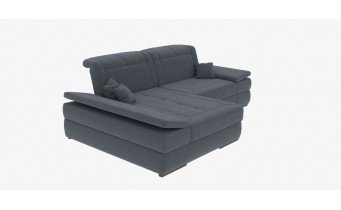 Кутовий диван розкладний ВІКОМеблі Ostin 1X / Остін 1X, графітовий (Viko130-Ostin1X)