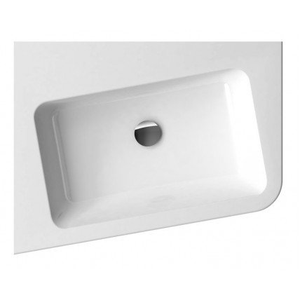 Кутовий умивальник Ravak 10 550 L з литого мармуру (XJIL1155000)