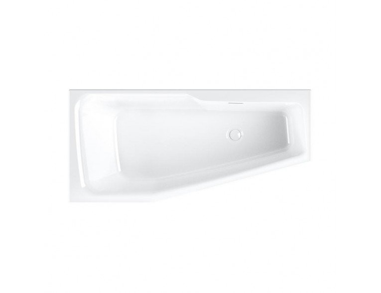 Акрилова ванна Riho Rethink Space Plug & Play 180x110 R, асиметрична з сифоном click / clack + ніжки (BD85005)
