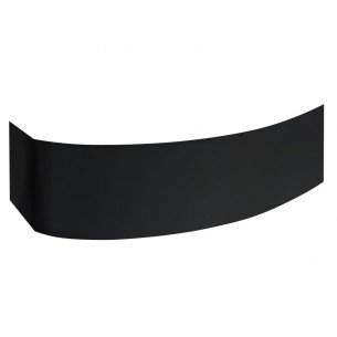 Панель для ванни Besco Rima 130 R/L Black / Чорна,+ кріплення до панелі, екран для ванни (OAR-130-NSC)