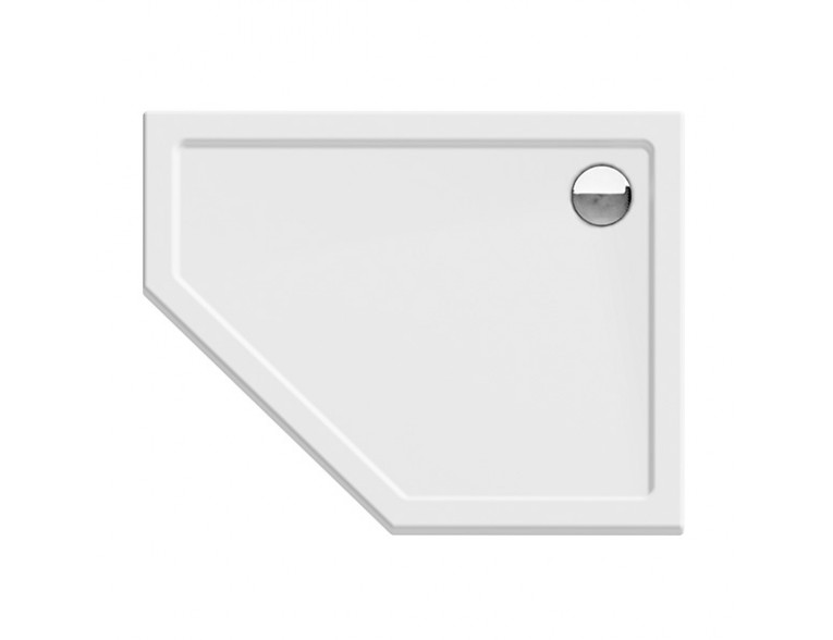 Душовий піддон NEW TRENDY NEW AZURA R 100x80x5 см (B-0419)