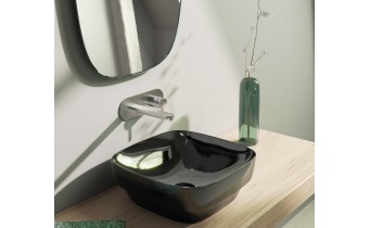 Умивальник на стільницю Catalano Colori Green Lux 40 чорний (140AGRLXNE)
