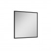 Квадратне дзеркало у ванну Elita Rama 80/80 Black 19 мм, 80x80x2 см (167582)