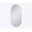 Овальне дзеркало з LED підсвіткою у ванну Elita Sharon Oval 52/92 Rose Gold, 52x92x2,4 см (168704)