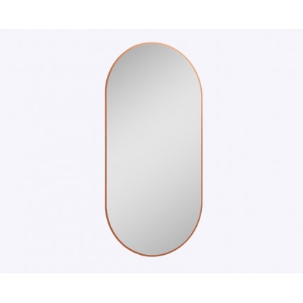Овальне дзеркало з LED підсвіткою у ванну Elita Sharon Oval 52/92 Rose Gold, 52x92x2,4 см (168704)