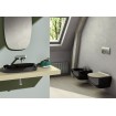 Умивальник на стільницю Catalano Colori Green Lux 75 чорний (175AGRLXNE)