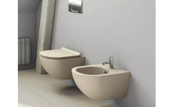 Підвісний унітаз Catalano Colori Sfera 54 NewFlush Grigio сатин (1VSF54RGS)