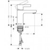 Змішувач для умивальника Hansgrohe Metris S (31060000)