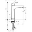 Змішувач для умивальника Hansgrohe Focus Е2 190 (31608000)