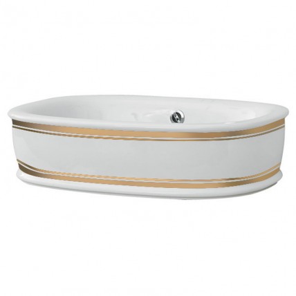 Умивальник на стільницю ArtСeram Azuley, gold stripes (AZL0020111)
