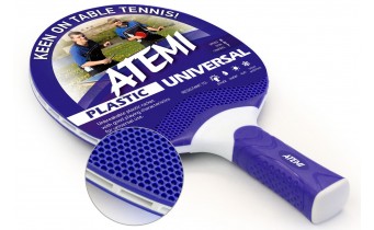 Ракетка для настільного тенісу Atemi Plastic Universal, синя (Atemi Plastic Universal blue)