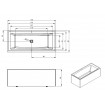 Ванна акрилова Riho Still Square ELITE 180x80 см, L (BD12005)