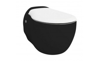 Підвісний унітаз ArtCeram Blend, black white (BLV0010150) Підвісний унітаз ArtCeram Blend, black white (BLV0010150)
