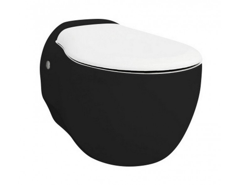 Підвісний унітаз ArtCeram Blend, black white (BLV0010150)