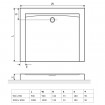 Піддон квадратний EXCELLENT Forma Compact 900x900, високий (BREX.FOR09WHC)