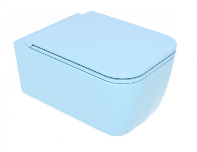 Підвісний унітаз GSG BRIO 52,5 см Smart Clean glossy Sky (BRWCSO022)