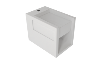 Підлогове біде GSG BOX 53 см white matt (BXBI01001)