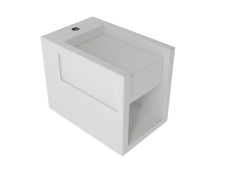 Підлогове біде GSG BOX 53 см white matt (BXBI01001)
