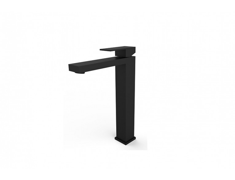 Змішувач для умивальника Besco Modern / Varium I високий, чорний матовий (BU-MVI-CZ)
