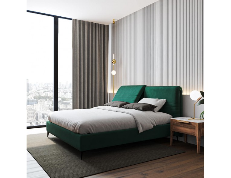 Двоспальне ліжко WoodSoft Catania / Катанія 140x190 (Catania140x190JAS)