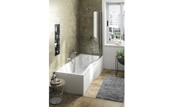 Ванна акрилова Ideal Standard Connect Air 1695x796 Правостороння, асиметрична (E113501)