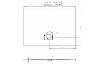 Душовий піддон Riho Basel 420 1600х900, білий (DC30)