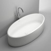 Окремостояча овальна ванна з мармуру Dremex Space 169,8x75x57,4 см, Gelcoat, білий матовий + сифон Окремостояча овальна ванна з мармуру Dremex Space 169,8x75x57,4 см, Gelcoat, білий матовий + сифон