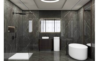 Окремостояча овальна ванна з мармуру Dremex Space 169,8x75x57,4 см, Gelcoat, білий матовий + сифон